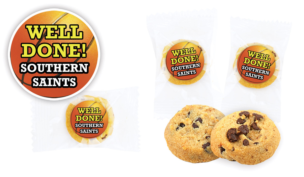 Basketball Ball Personalised Bite-Size Cookie 5g