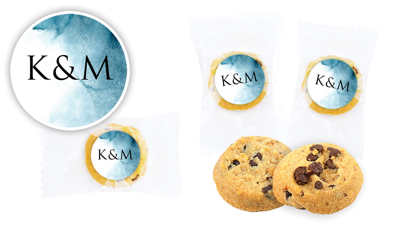 Blue Shade Wedding Bite-Size Cookie 5g