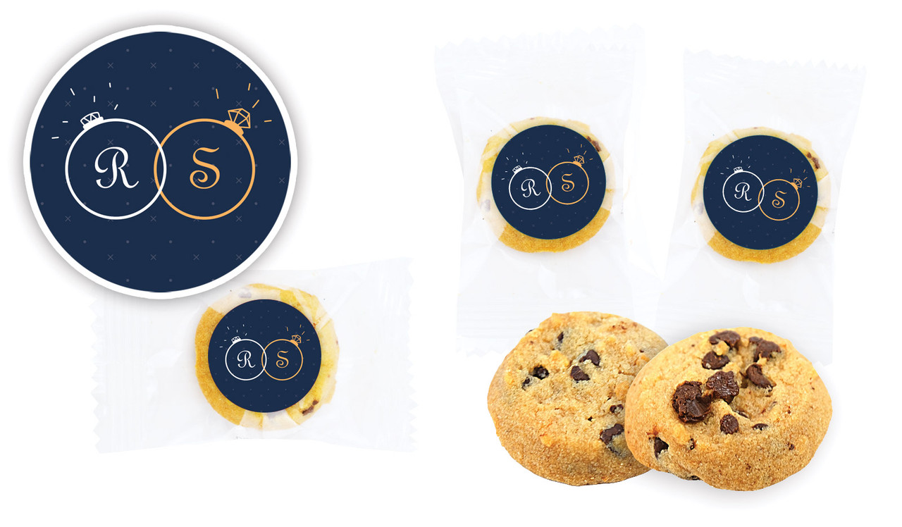 Diamond Ring Engagement Bite-Size Cookie 5g