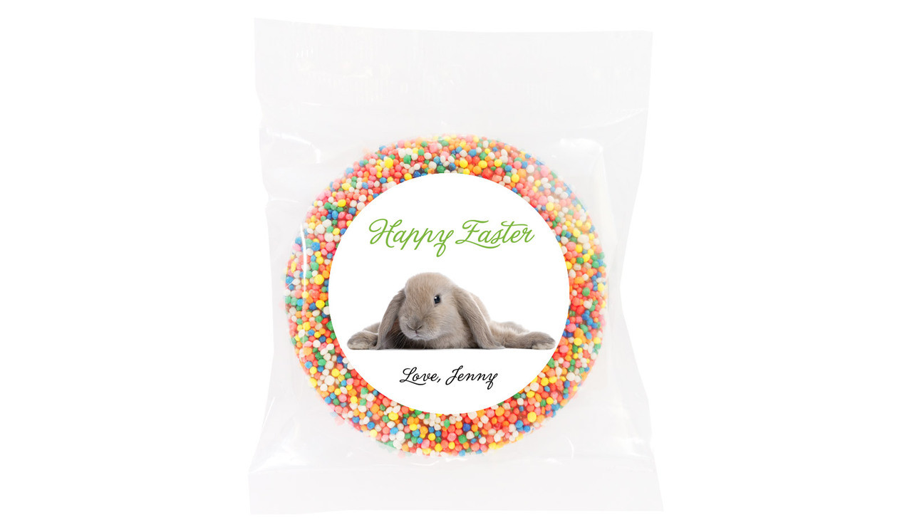 Floppy Eared Bunny Personalised Easter Giant Chocolate Freckles