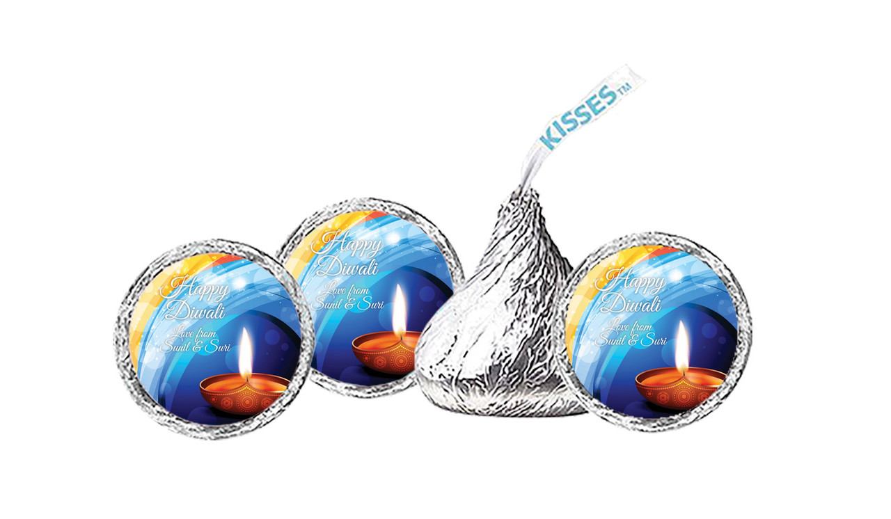 Vibrant Personalised Diwali Hersheys Kisses