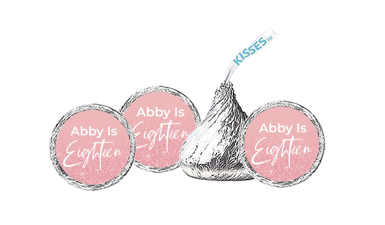 18th Birthday Personalised Hersheys Kisses