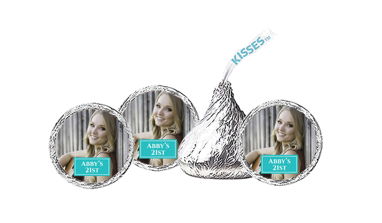 A Photo Vertical Personalised Hersheys Kisses