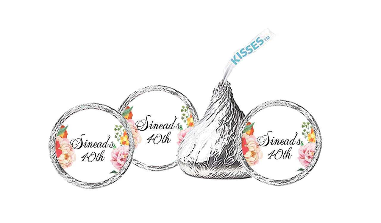 In Bloom Personalised Hersheys Kisses
