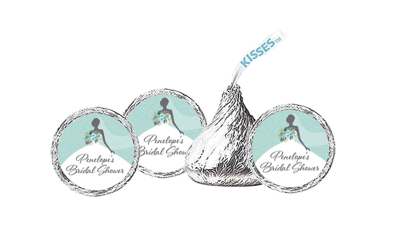 Bridal Dress Bridal Shower Personalised Hersheys Kisses