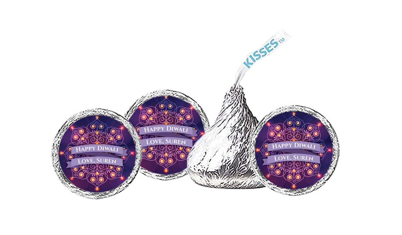 Lantern Mandala Diwali Personalised Hersheys Kisses