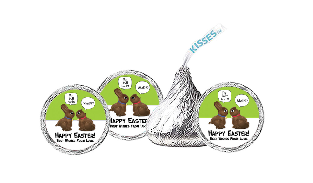Chocolate Bunnies Personalised Hersheys Kisses