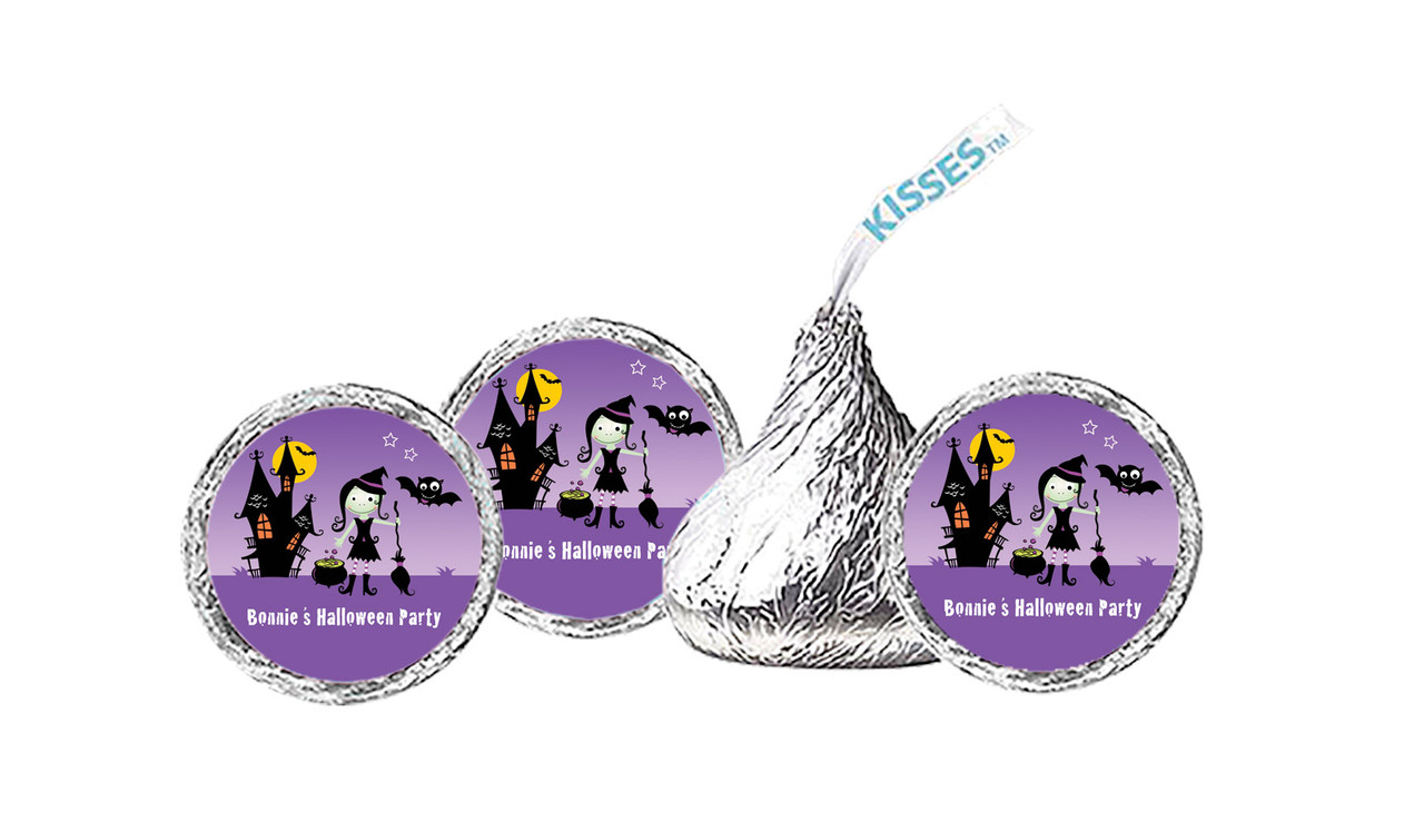 Halloween Witch Halloween Personalised Hersheys Kisses