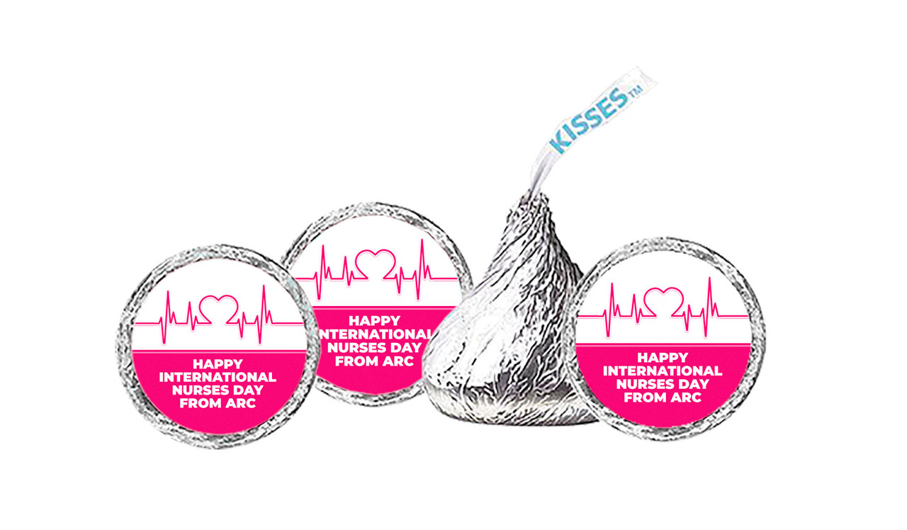 Heart Rate International Nurses Day Personalised Hersheys Kisses