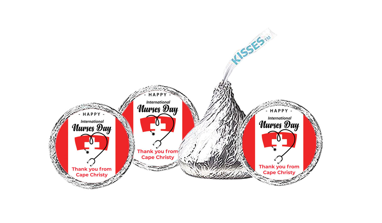Nurse Hat International Nurses Day Personalised Hersheys Kisses