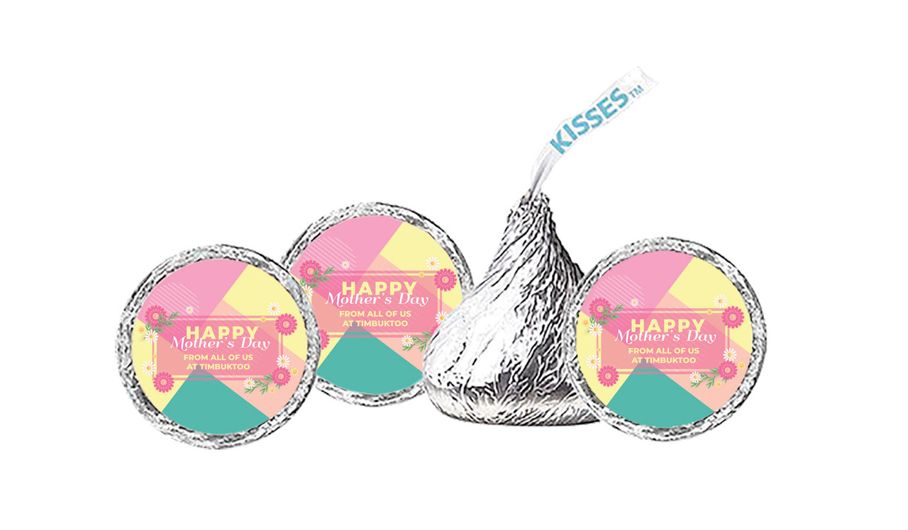 Bold Colours Mothers Day Personalised Hersheys Kisses