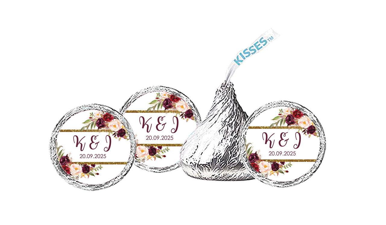 Masala Corners Wedding Personalised Hersheys Kisses