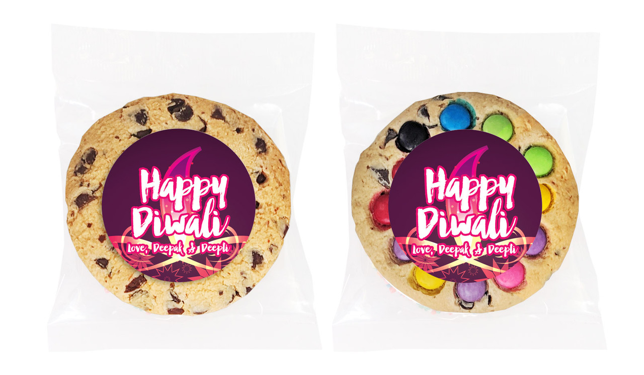 Abstract Flame Personalised Diwali Cookies