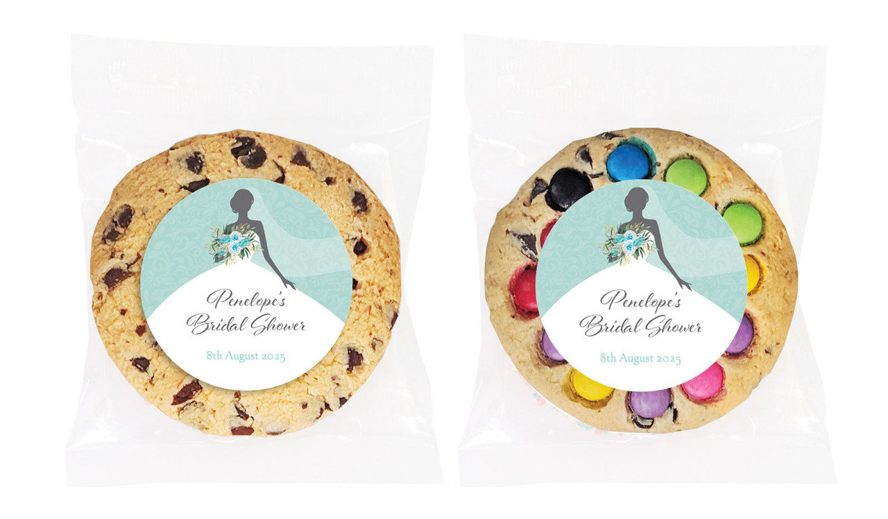 Bridal Dress Bridal Shower Personalised Cookie