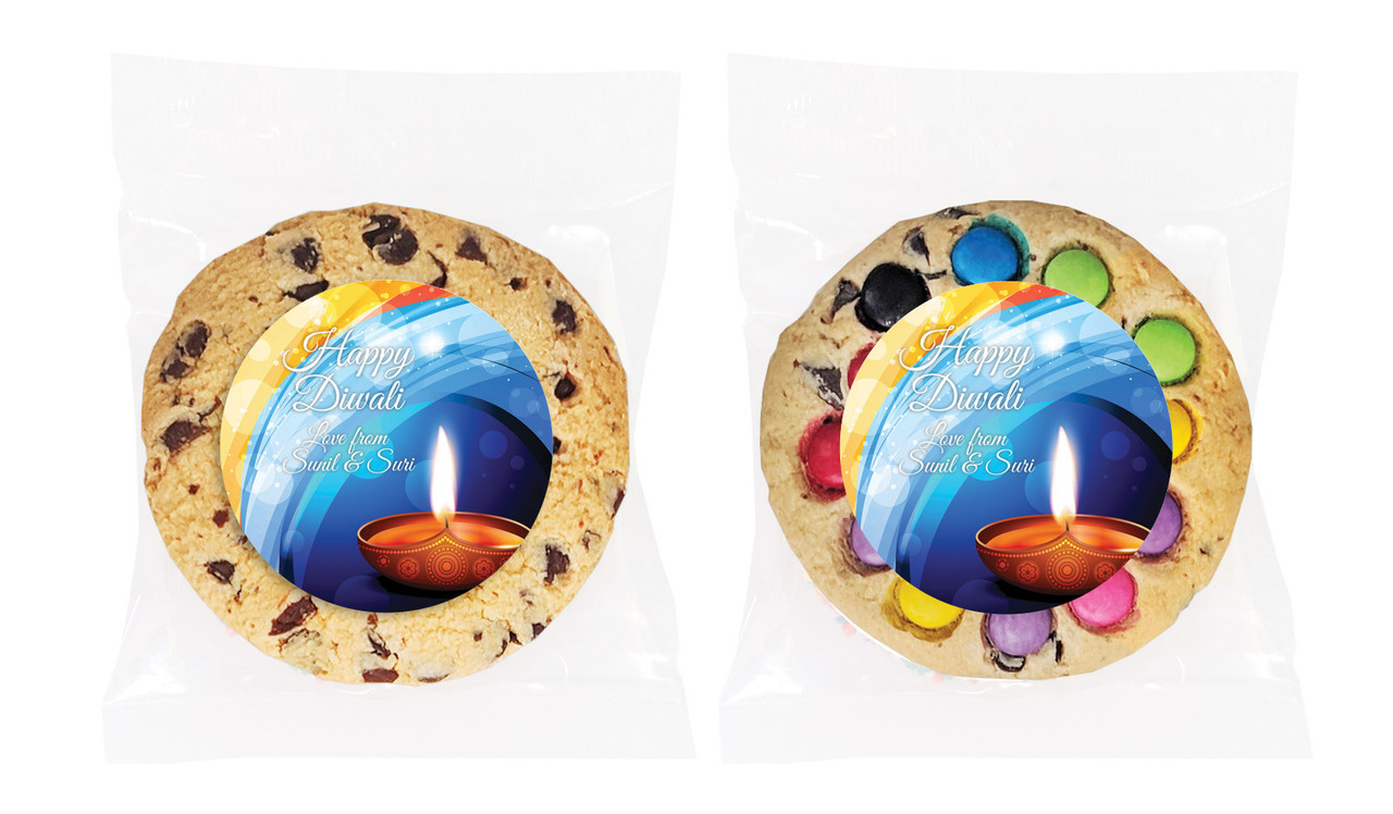 Vibrant Diwali Personalised Cookie