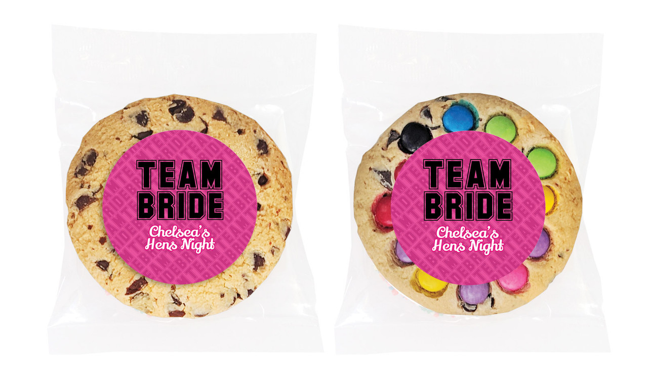 Team Bride Hens Night Personalised Cookie