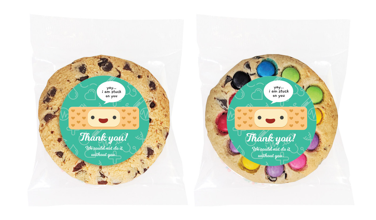 Happy Band Aid International Nurses Day Personalised Cookie