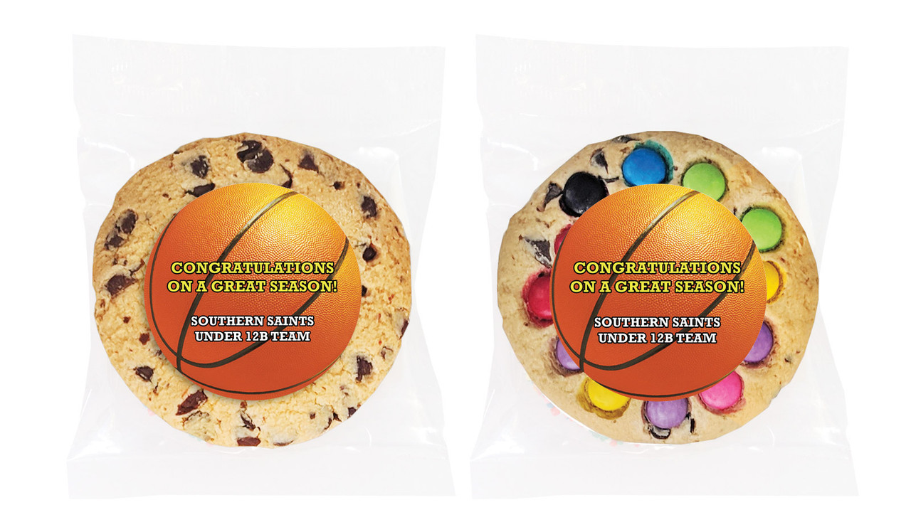 Basketball Ball Personalised Cookie