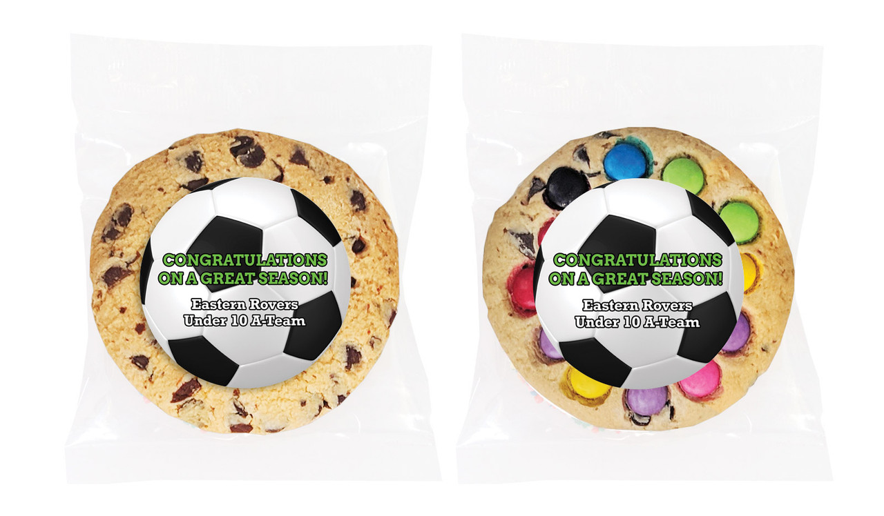 Soccer Ball Personalised Cookie