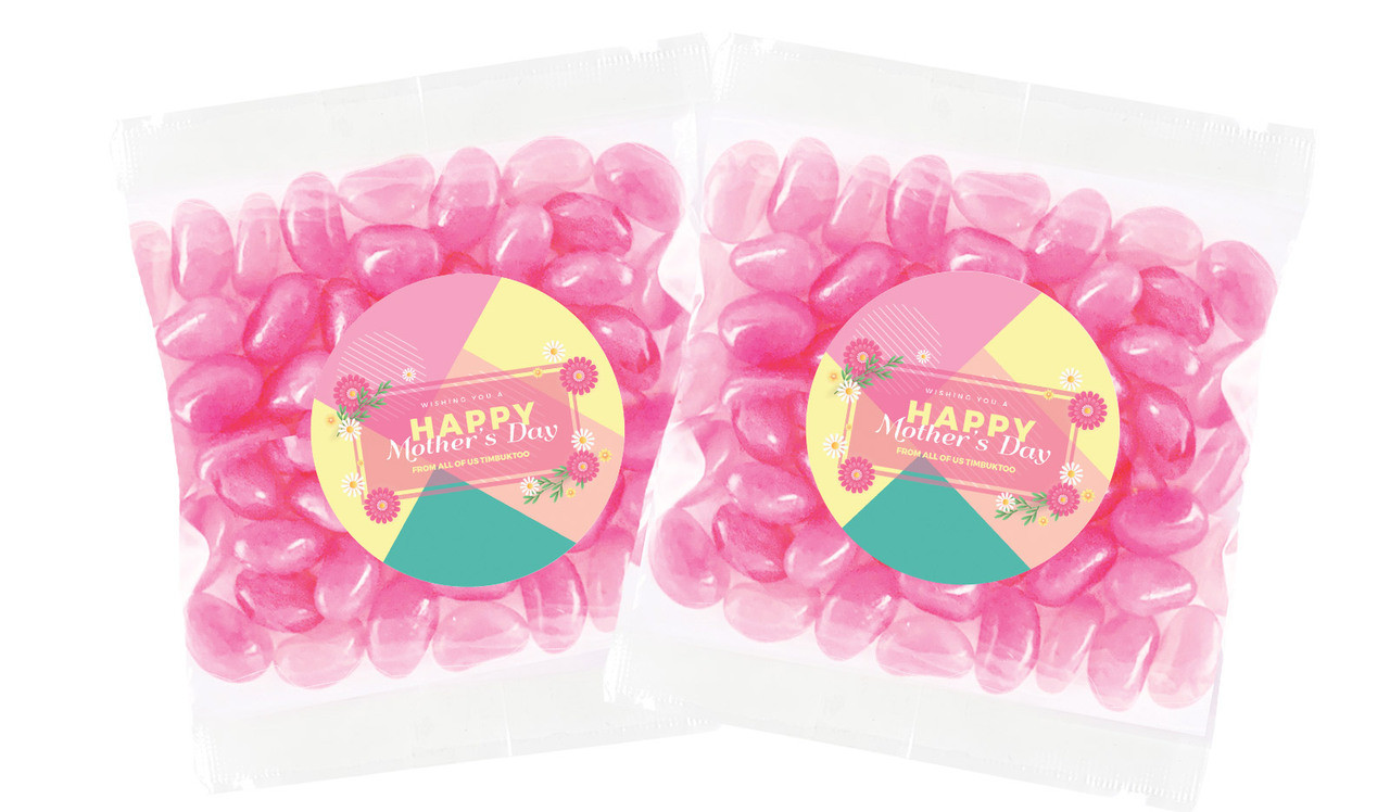 Bold Colours Personalised Mothers Day Lolly Bag Favours