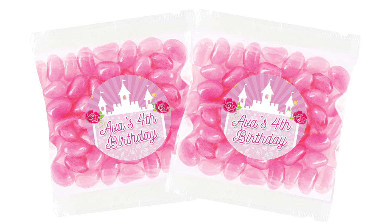 Princess Castle Personalised Lolly Bag Favour - Australia's #1 Kids Party Supplies