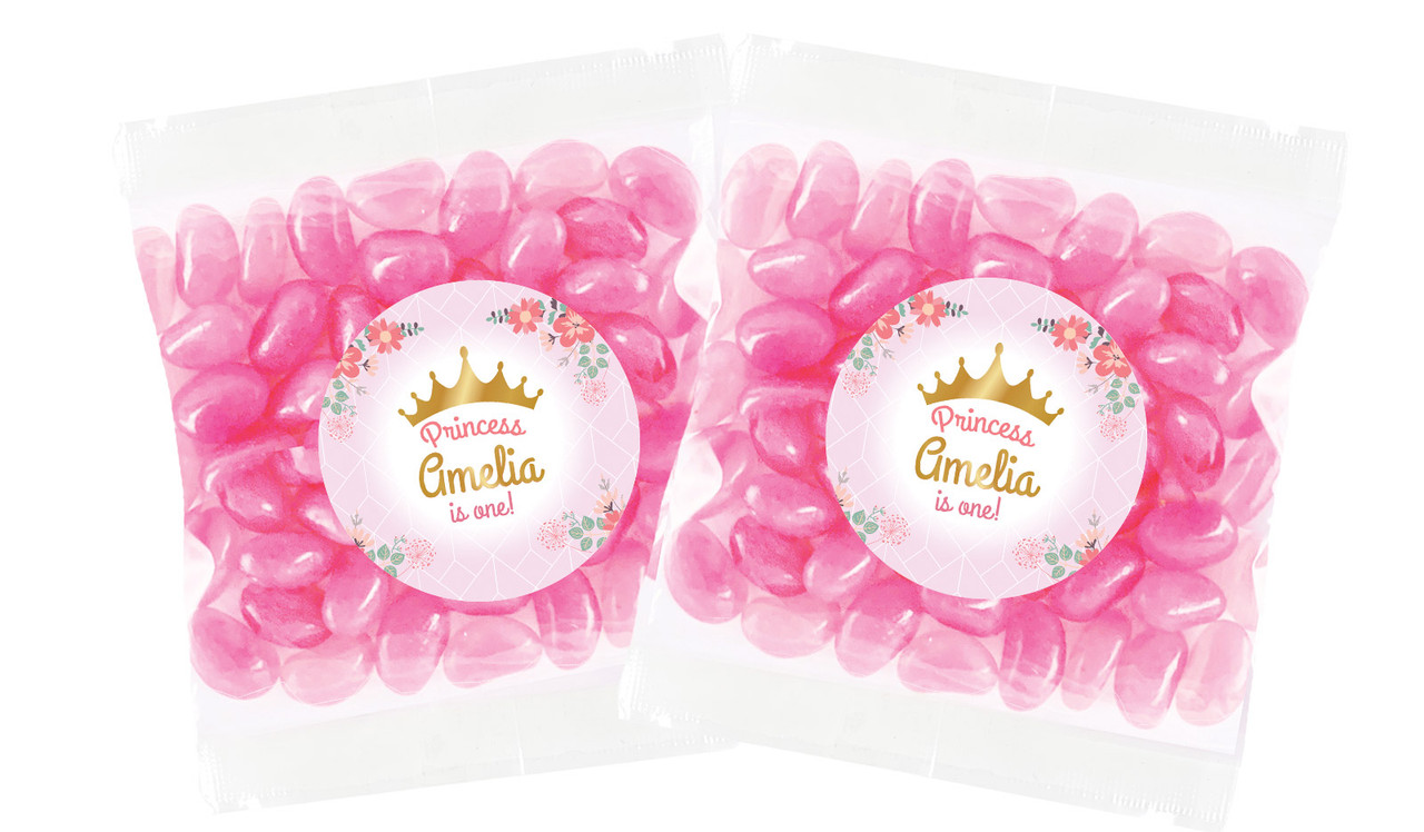 Princess Tiara Personalised Lolly Bag (Choice Of Fillings)