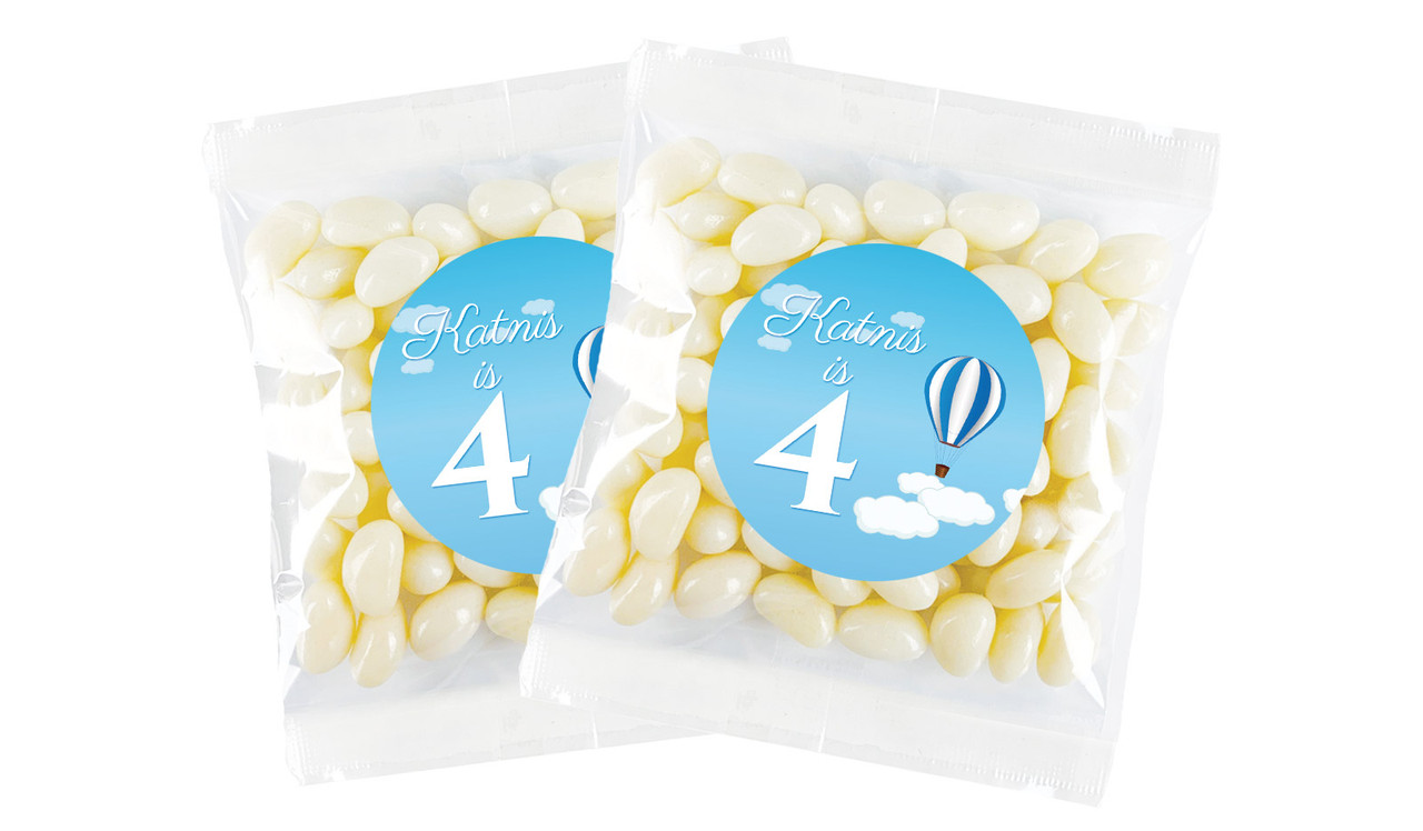 Hot Air Balloon Personalised Lolly Bag Favour - Australia's #1 Kids Party Supplies