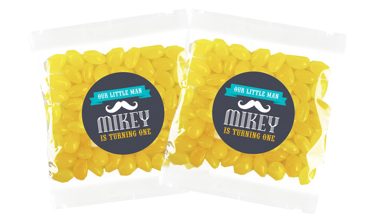 Moustache Personalised Lolly Bag Favour - Australia's #1 Kids Party Supplies