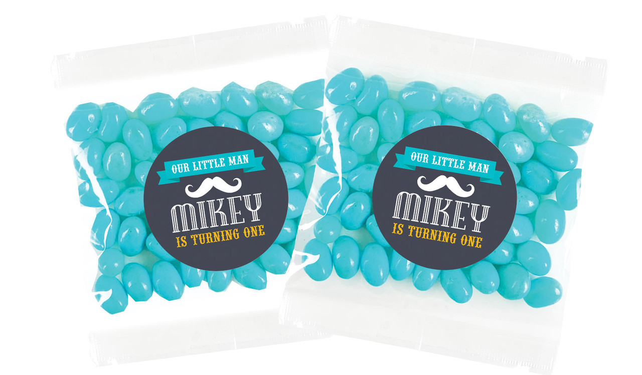 Moustache Personalised Lolly Bag Favour - Australia's #1 Kids Party Supplies