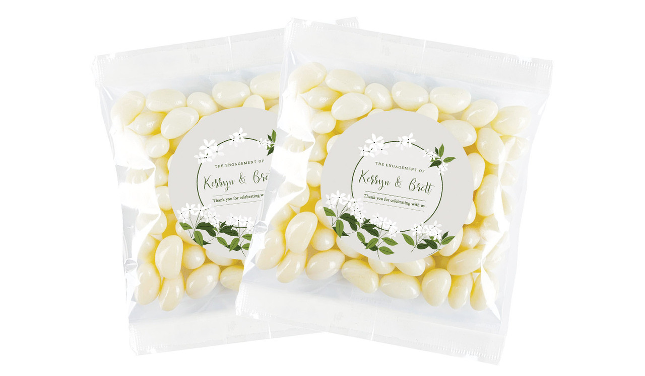 Jasmine Engagement Personalised Lolly Bag