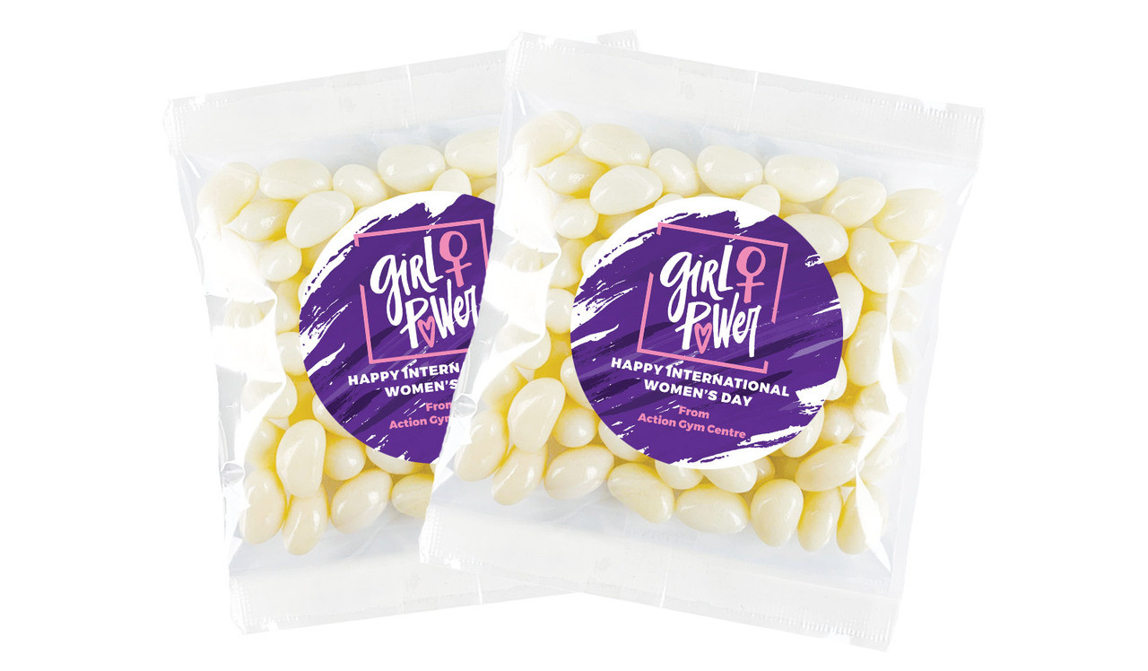 Girl Power International Womens Day Personalised Lolly Bag