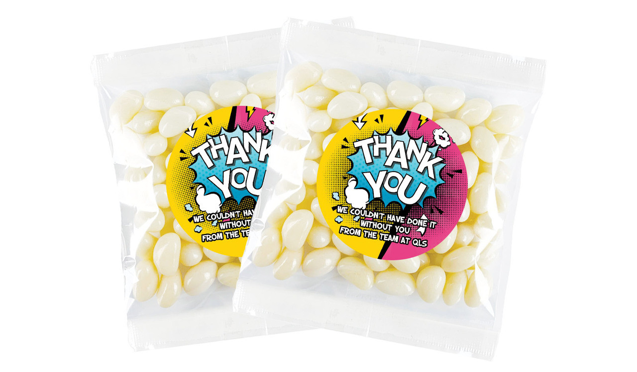 Fun Starburst Personalised Lolly Bag