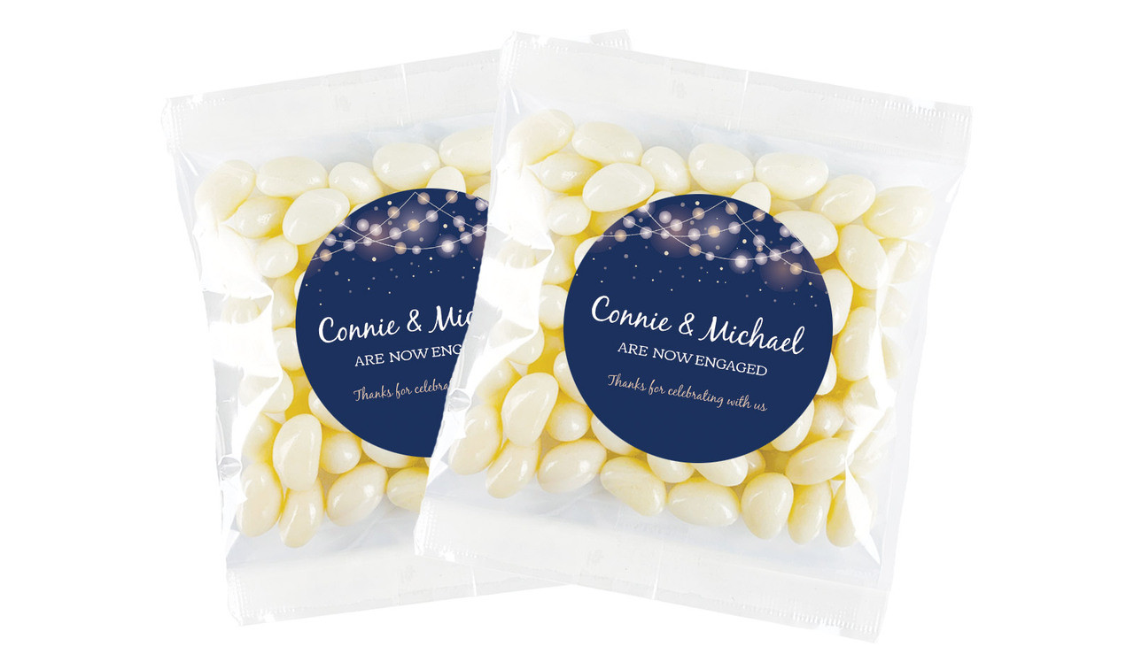 Night Lights Engagement Personalised Lolly Bag