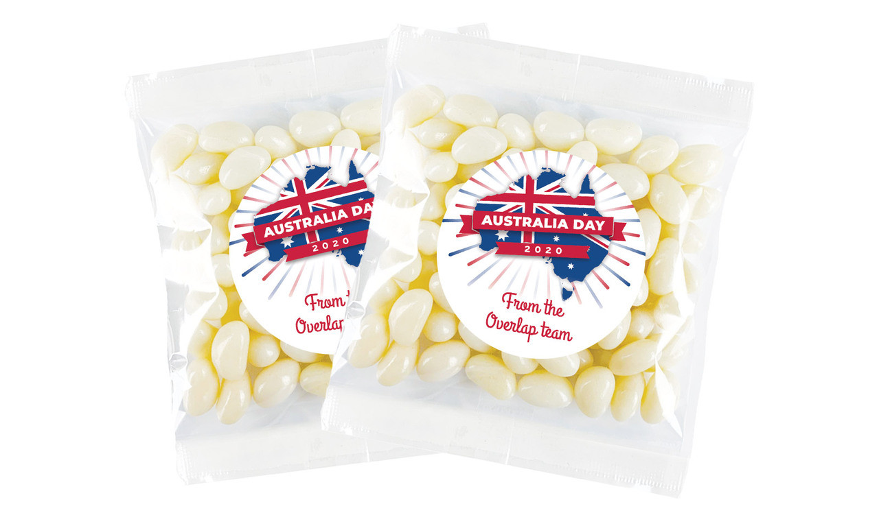 Australia Map Australia Day Personalised Lolly Bag