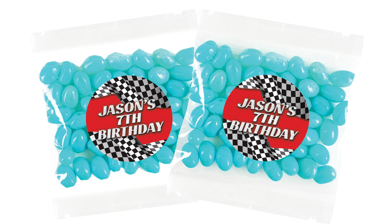 Racing Car Personalised Lolly Bag Favour - Australia's #1 Kids Party Supplies