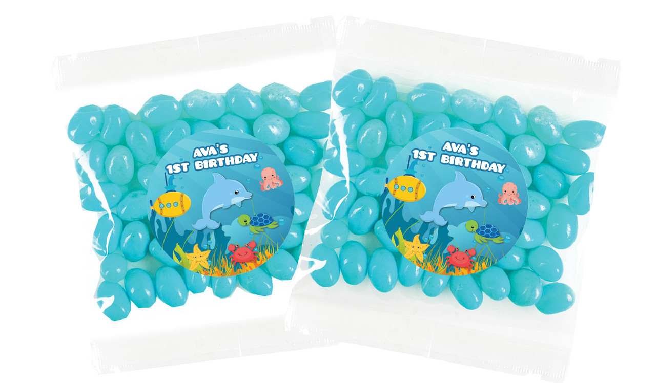 Under The Sea Personalised Lolly Bag (Choice Of Fillings)