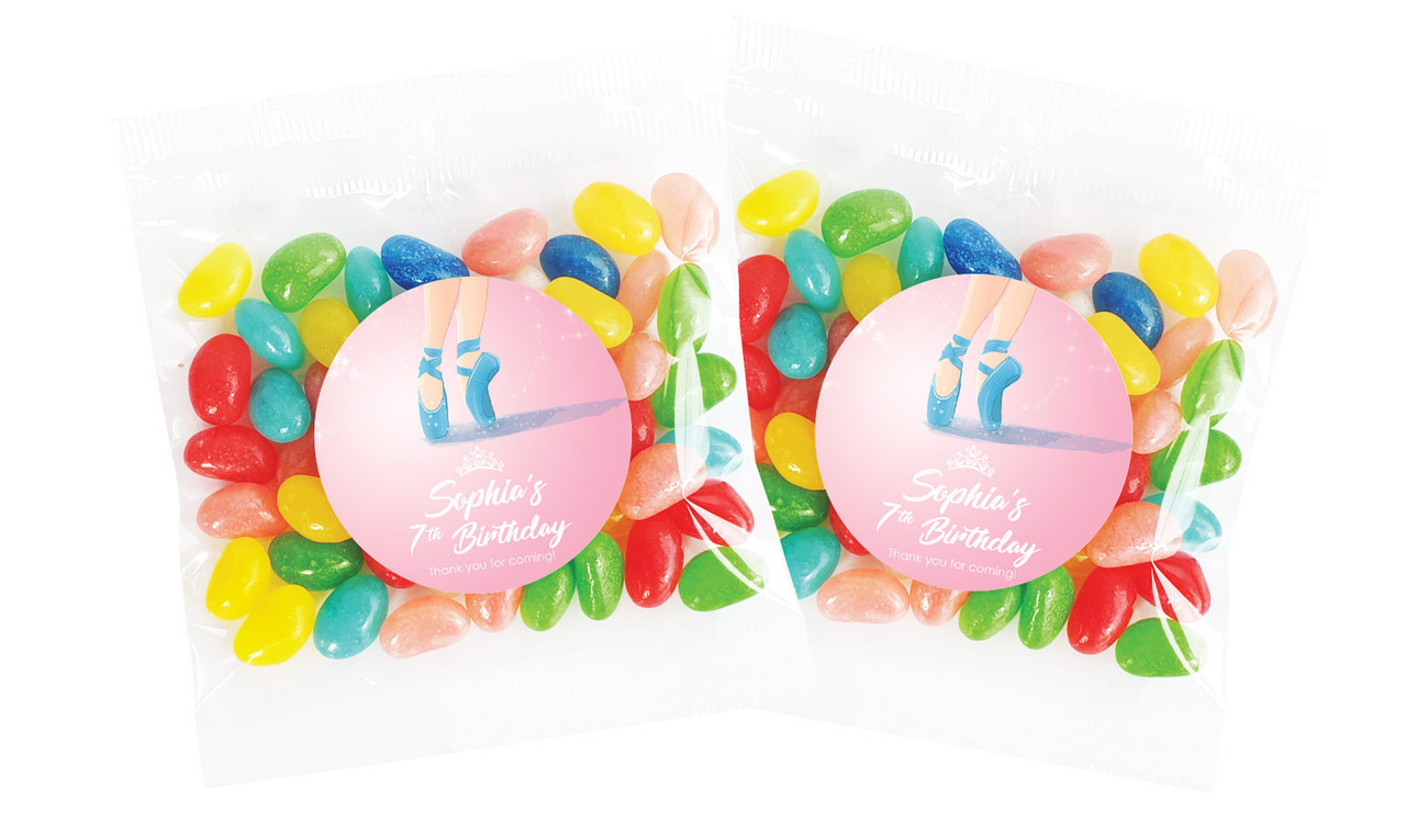 Ballet Shoes Personalised Lolly Bag (Choice Of Fillings)