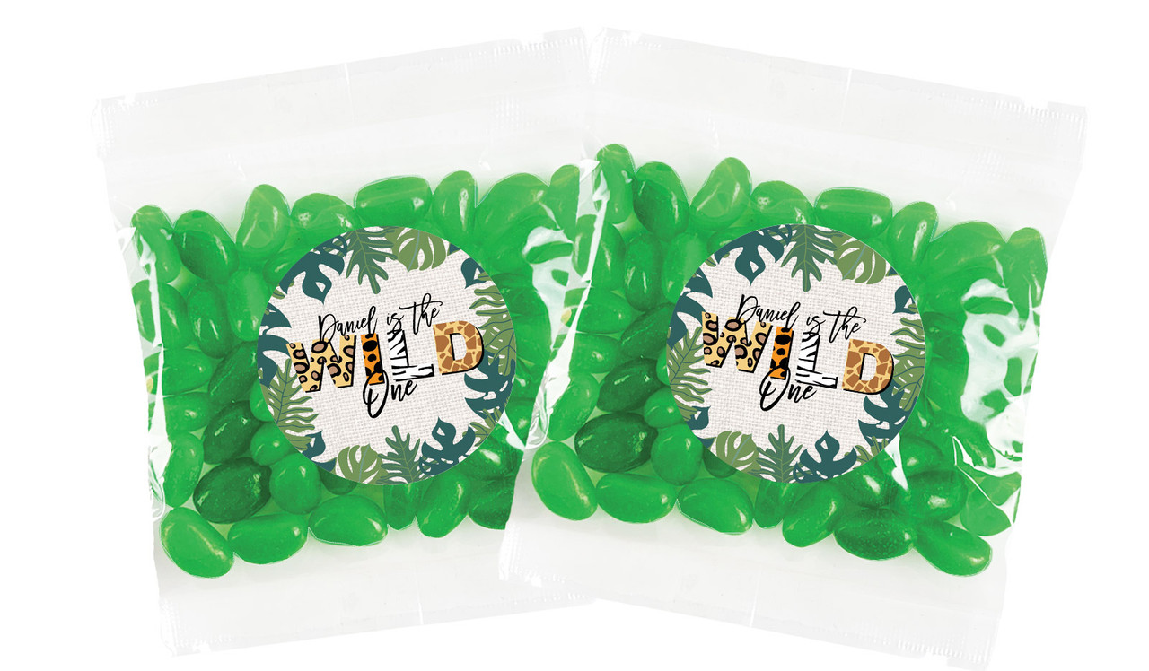 Wild One Personalised Lolly Bag Favour