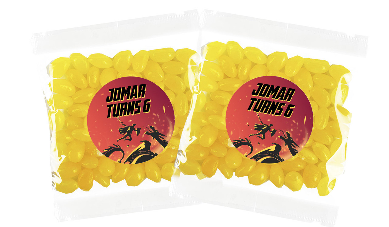 Dragon Personalised Lolly Bag Favour
