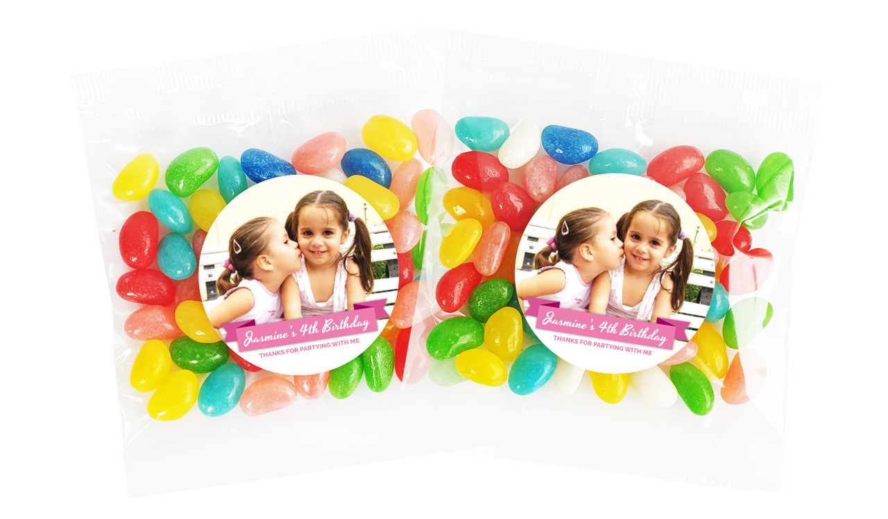 Banner Photo Birthday Personalised Lolly Bag (Choice Of Fillings)