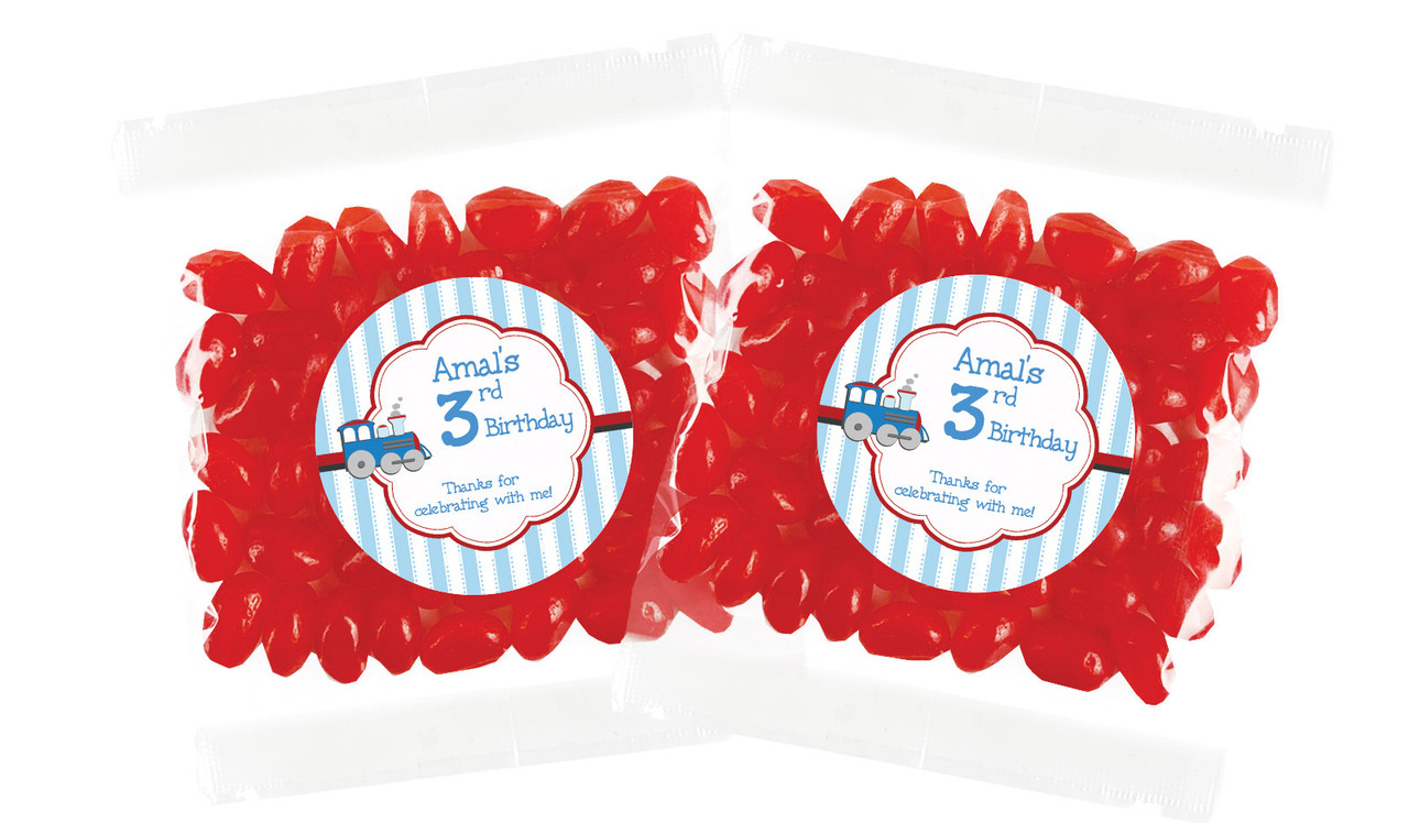 Toy Train Personalised Lolly Bag (Choice Of Fillings)