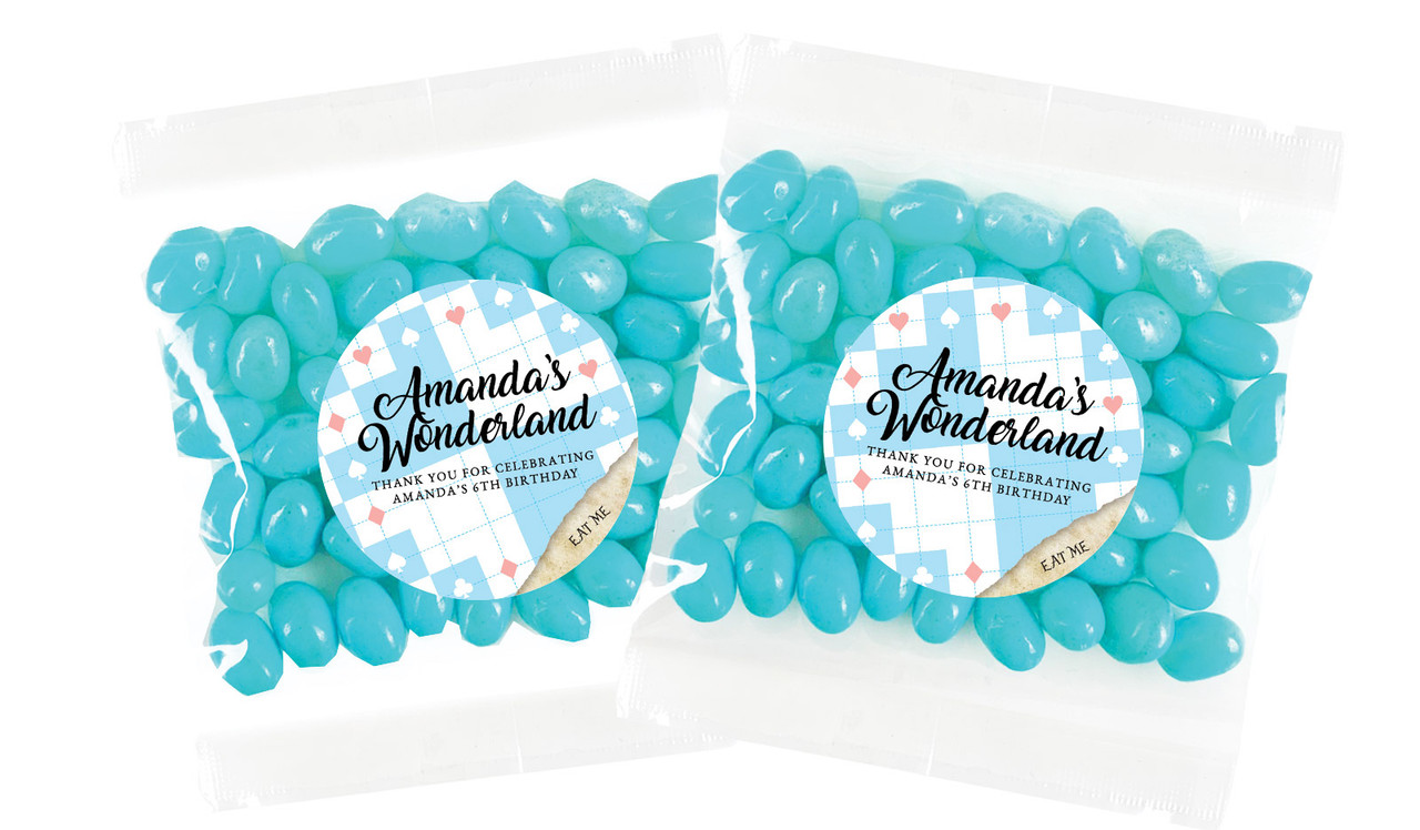 Alice In Wonderland Personalised Lolly Bag (Choice Of Fillings)