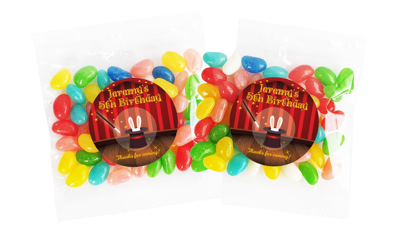 Magician Personalised Lolly Bag (Choice Of Fillings)