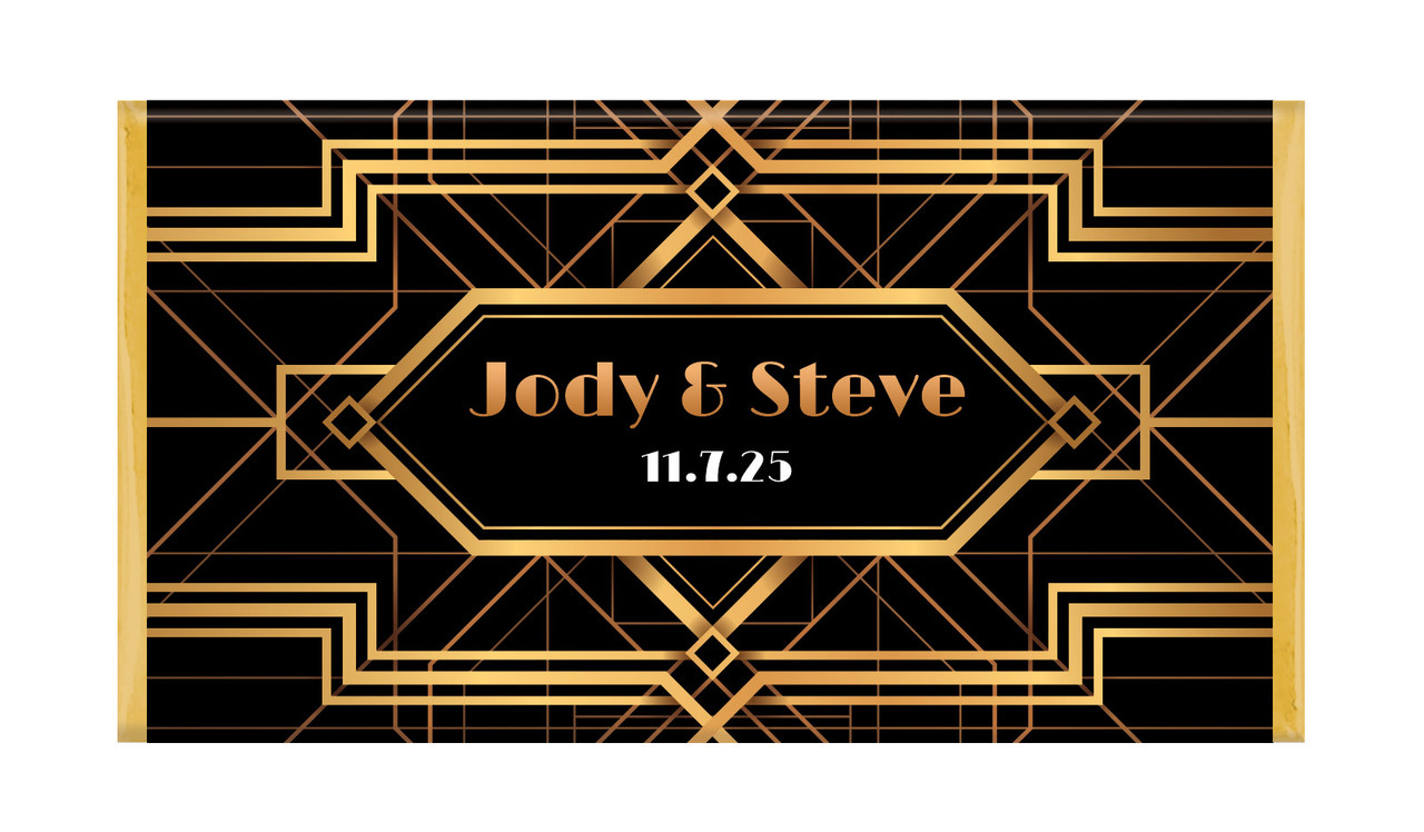 Great Gatsby Personalised Chocolate Bar