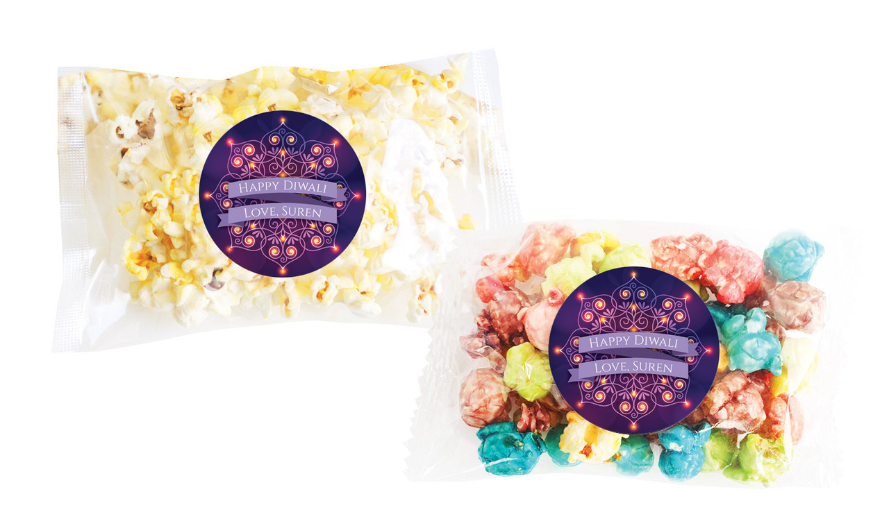 Lantern Mandala Diwali Personalised Popcorn Bag
