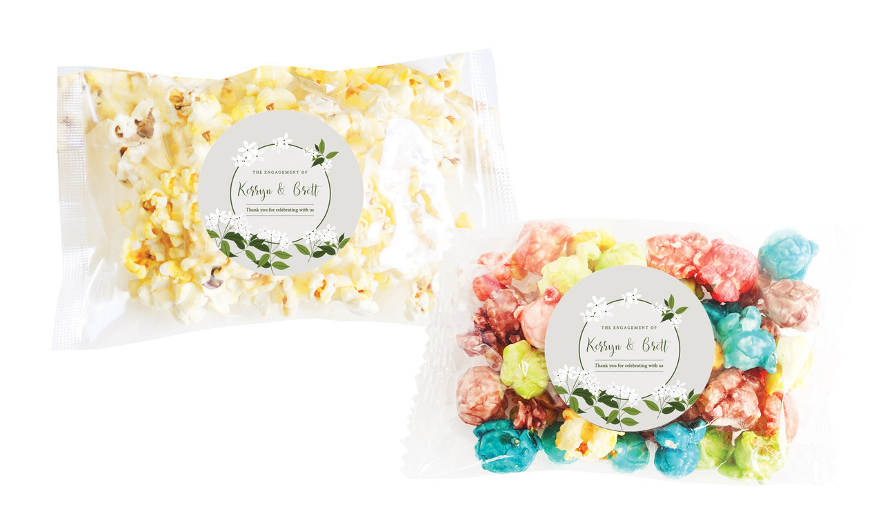 Jasmine Engagement Personalised Popcorn Bag