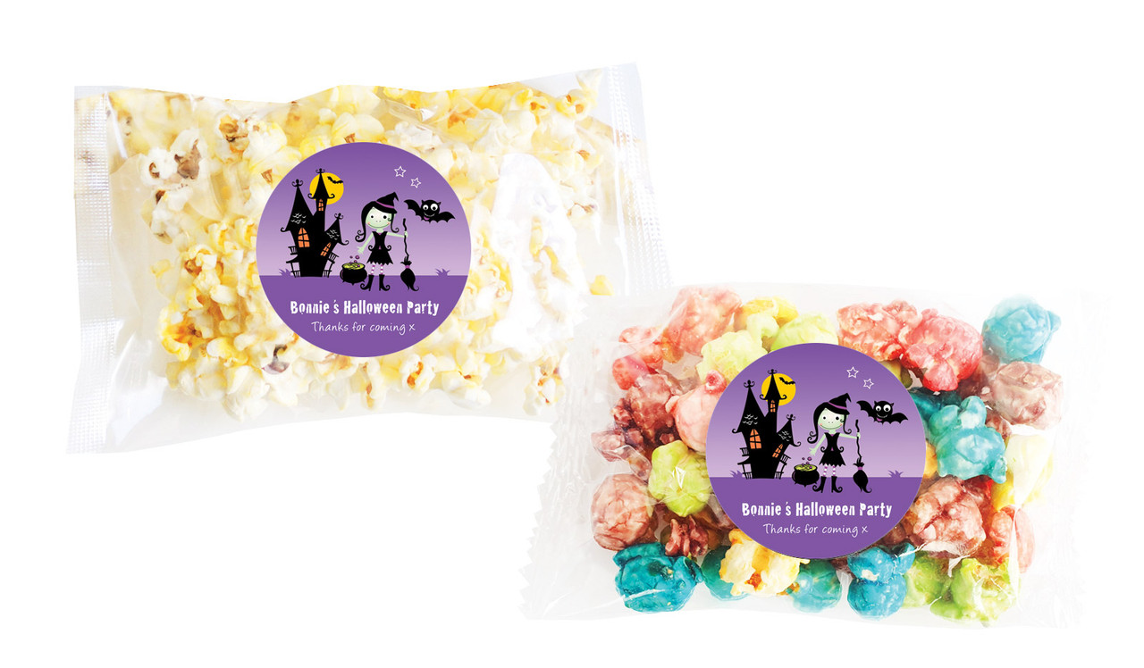 Halloween Witch Halloween Personalised Popcorn Bag
