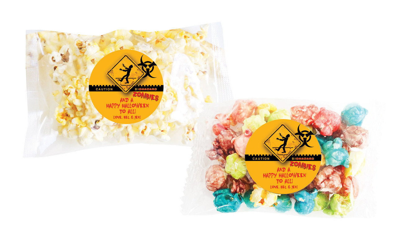 Zombie Apocalypse Halloween Personalised Popcorn Bag