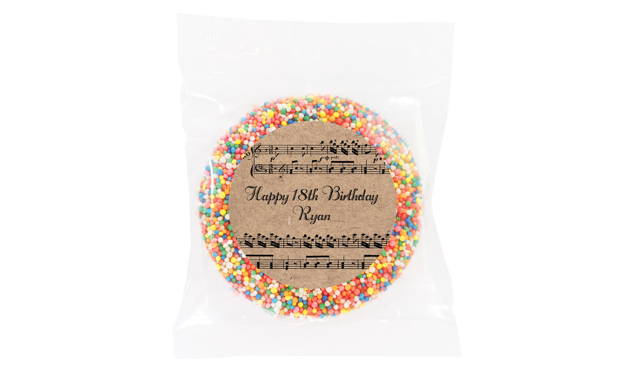 Music Notes Personalised Giant Freckle