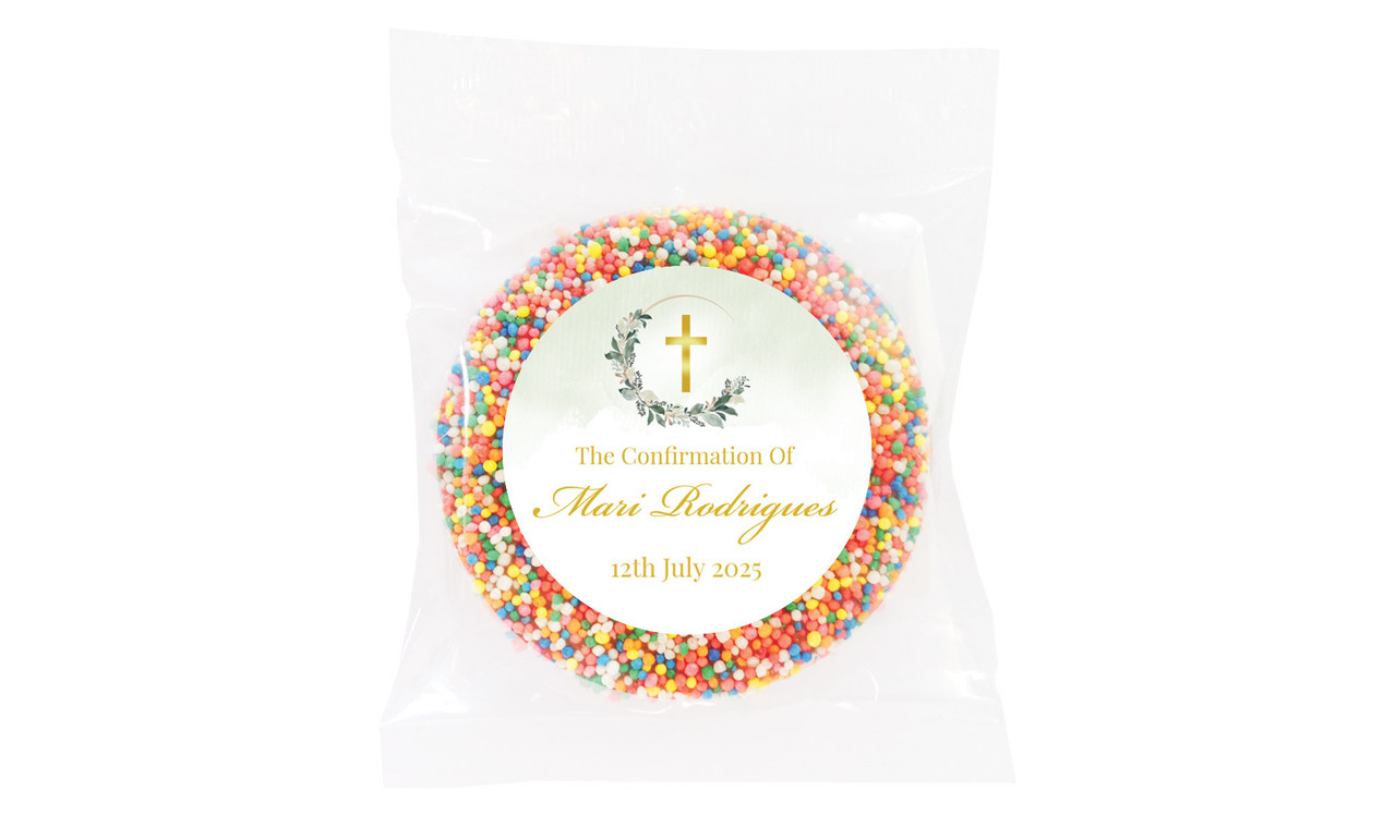 Greenery Hoop Confirmation Personalised Giant Freckle